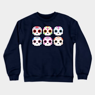 Decorative Sugar Skull Crewneck Sweatshirt